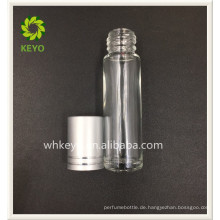 5ml 8ml bestes verkaufendes klares farbiges leeres Parfümkosmetische Glasrolle auf Flasche